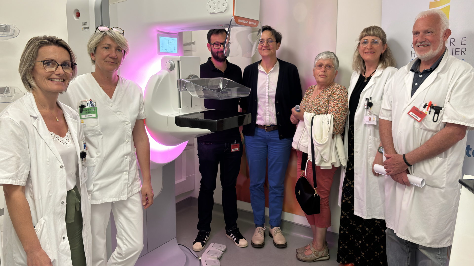 Nouveau mammographe du CHCL