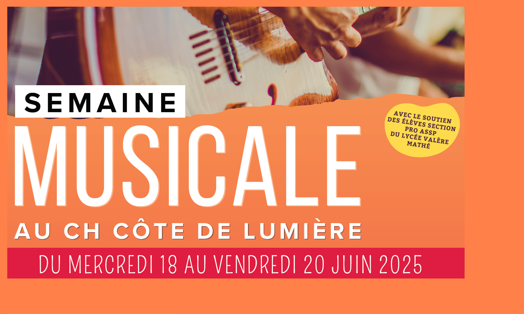 Fête de la musique au CH Côte de Lumière
